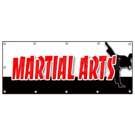 Signmission MARTIAL ARTS BANNER SIGN jiu-jitsu kung fu tae kwon do judo classes B-120 Martial Arts